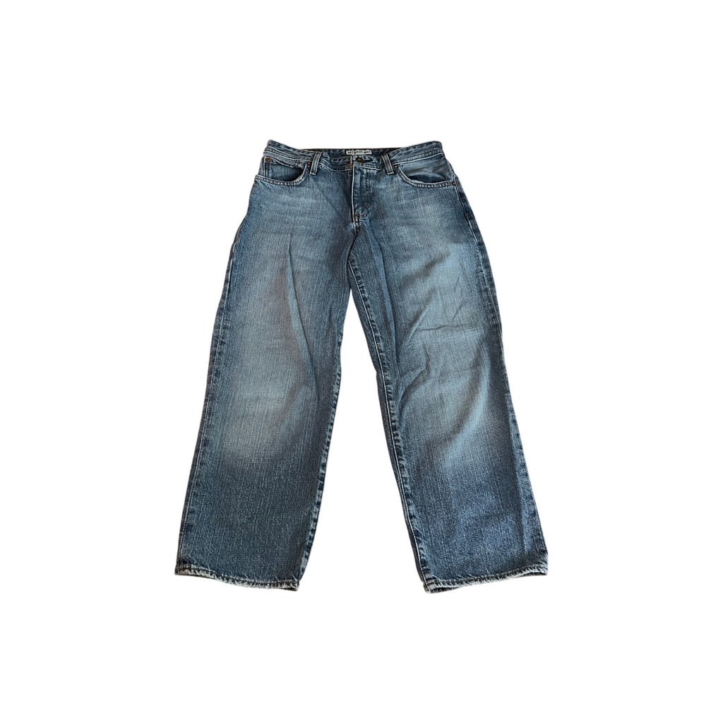 Polo Jeans Co Ralph Lauren Saturday Cropped Jeans Medium Wash Wide Leg 27/4